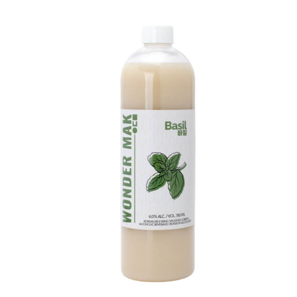 Wondermak Basil Draft Makgeolli - 바질 생막걸리