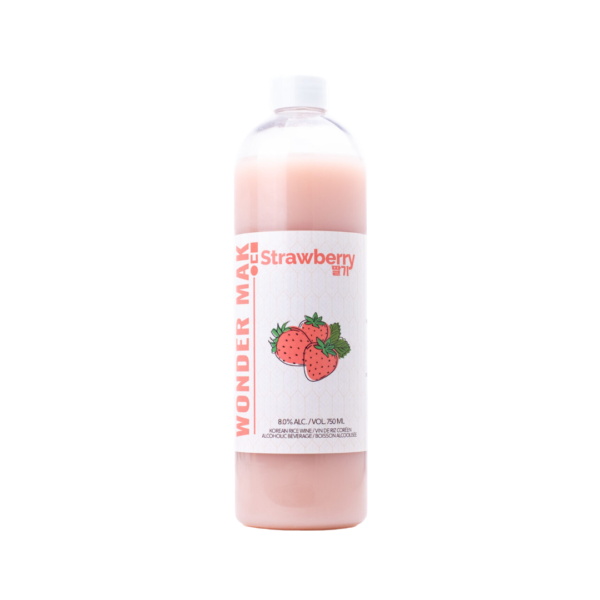 Wondermak Strawberry Draft Makgeolli - 딸기 생막걸리